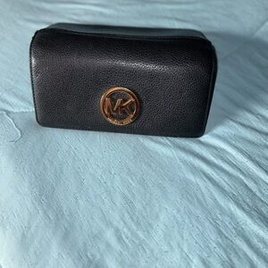 Michael Kors Black Leather Women’s Large Wallet